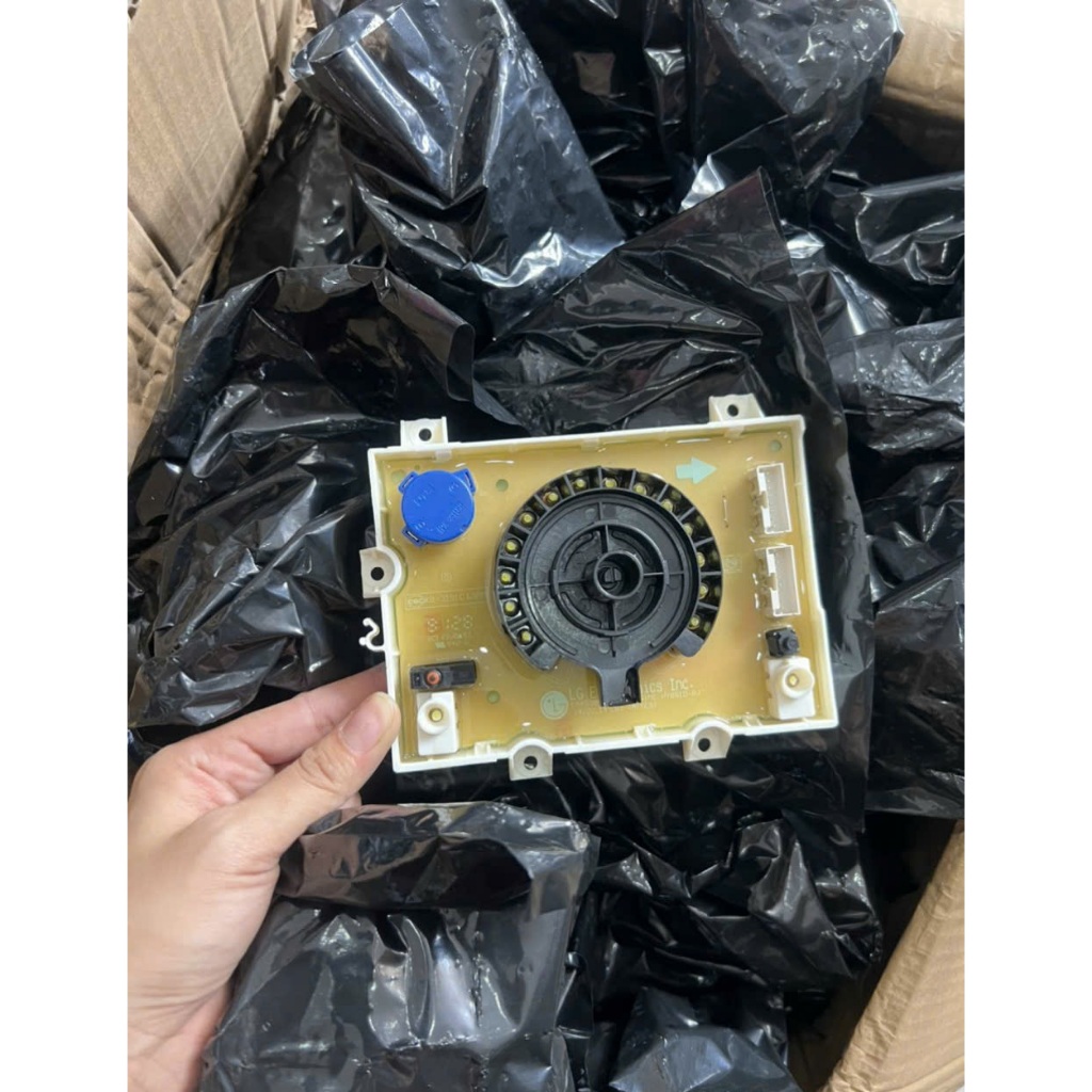Bo núm vặn máy giặt LG F1409NPRW 9 kg cửa ngang, mạch núm xoay chính hãng