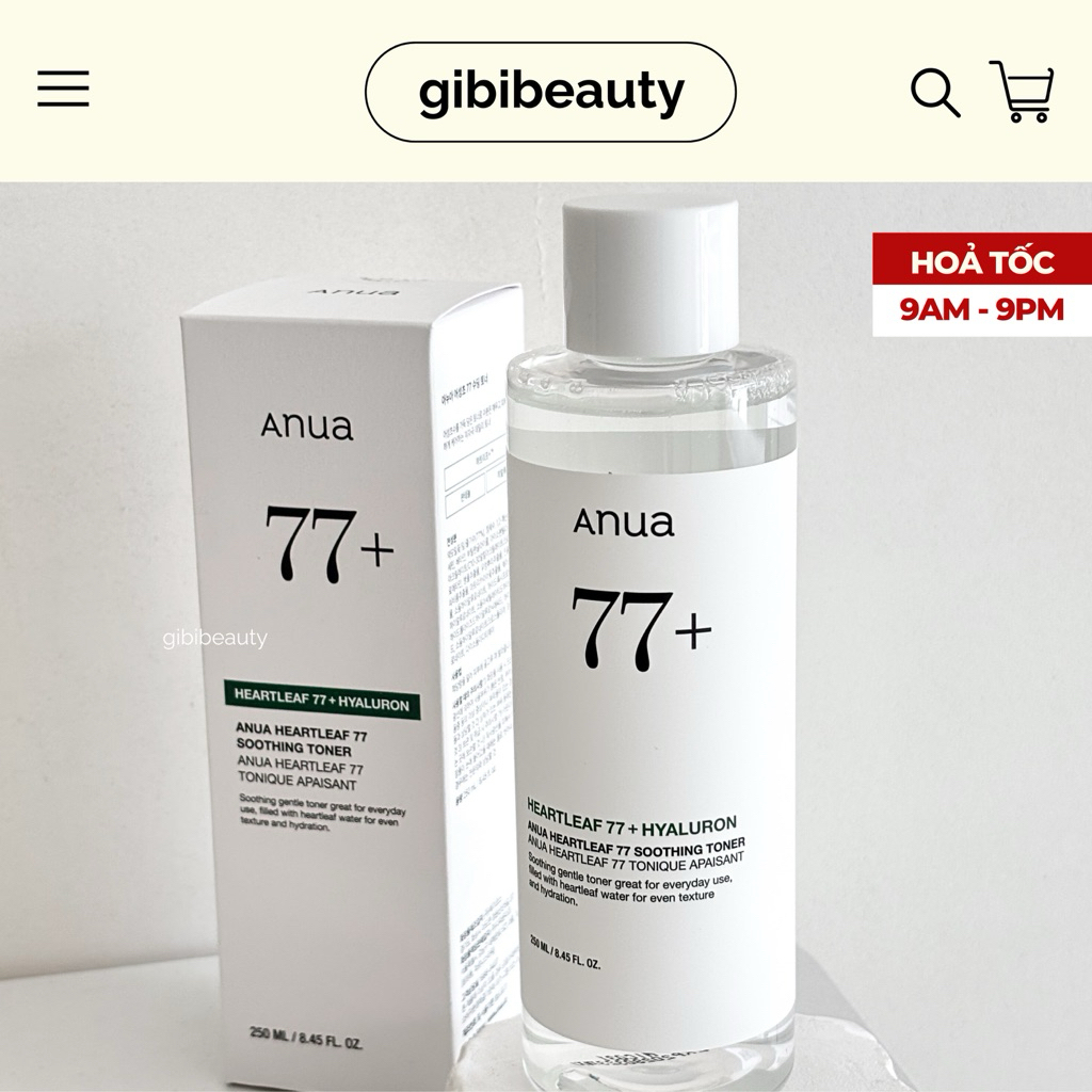 [BẢN MỚI] Toner ANUA 77 Heartleaf Soothing