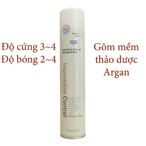 Gôm xịt tóc mềm Mugens Natural Spray tạo kiểu cho tóc, giữ nếp lâu Hàn Quốc 300g