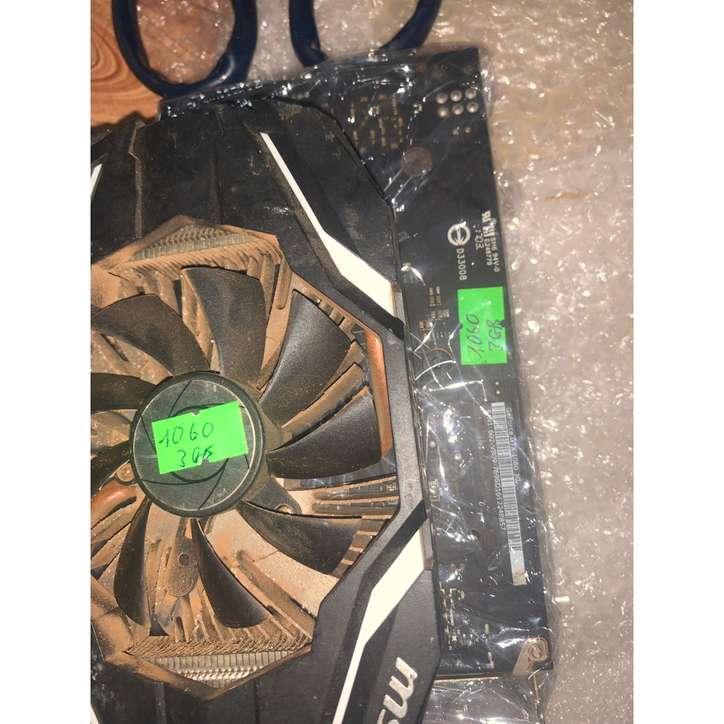Fan - Quạt tản nhiệt vga CŨ Geforce GTX1060 3G