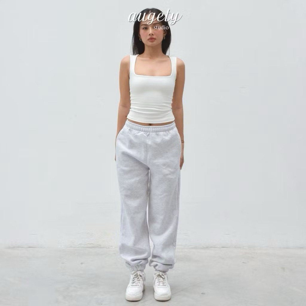 [ pass] Quần Jogger Nỉ Bông Cotton Augety Studio Sweatpants