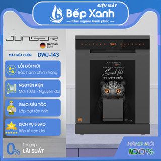 [TẶNG CHẢO 2.390.000Đ] - Máy Rửa Chén Bát Junger Leopard DWJ-143, Sạch Khô Tuyệt Đối, 15 Bộ, Hàng sẵn