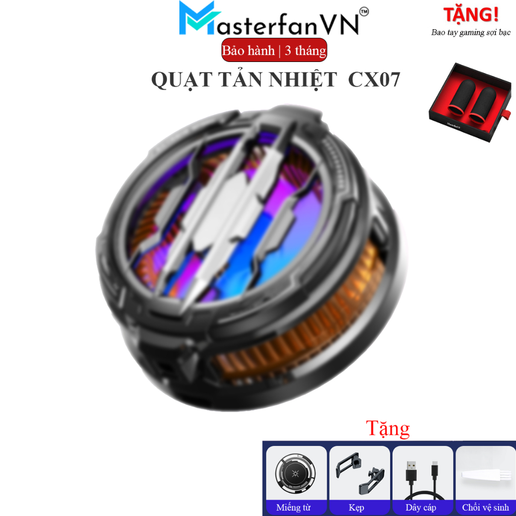 Quạt tản nhiệt sò lạnh CX07 bản nâng cấp làm lạnh nhanh công suất 15W