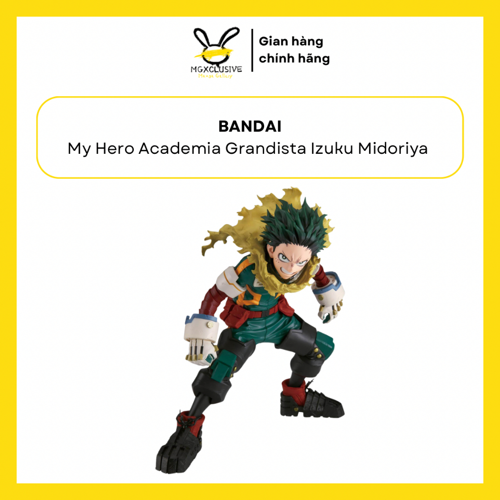 Mô Hình Chính Hãng Bandai Grandista - My Hero Academia Izuku Midoriya