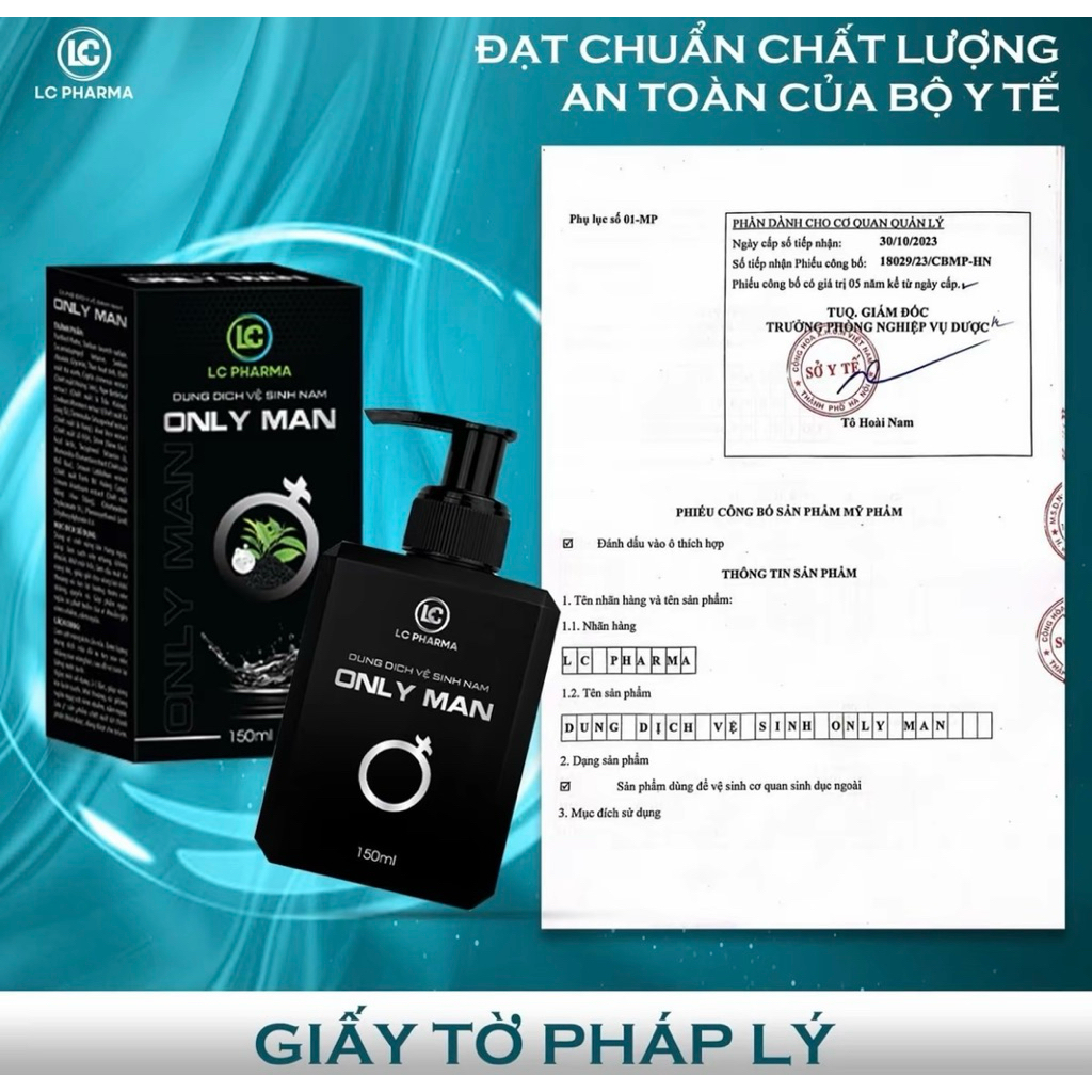 [GIÁ TỐT ] Ddvs nam giới ONLY MAN [CHÍNH HÃNG]- Dung Dịch vệ sinh nam giới Only Man giúp làm sạch, h