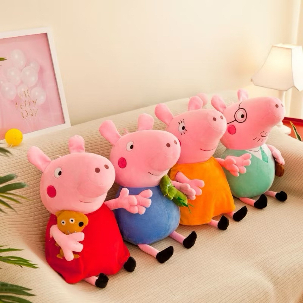 Gấu bông heo Peppa chất đẹp hiệu xịn