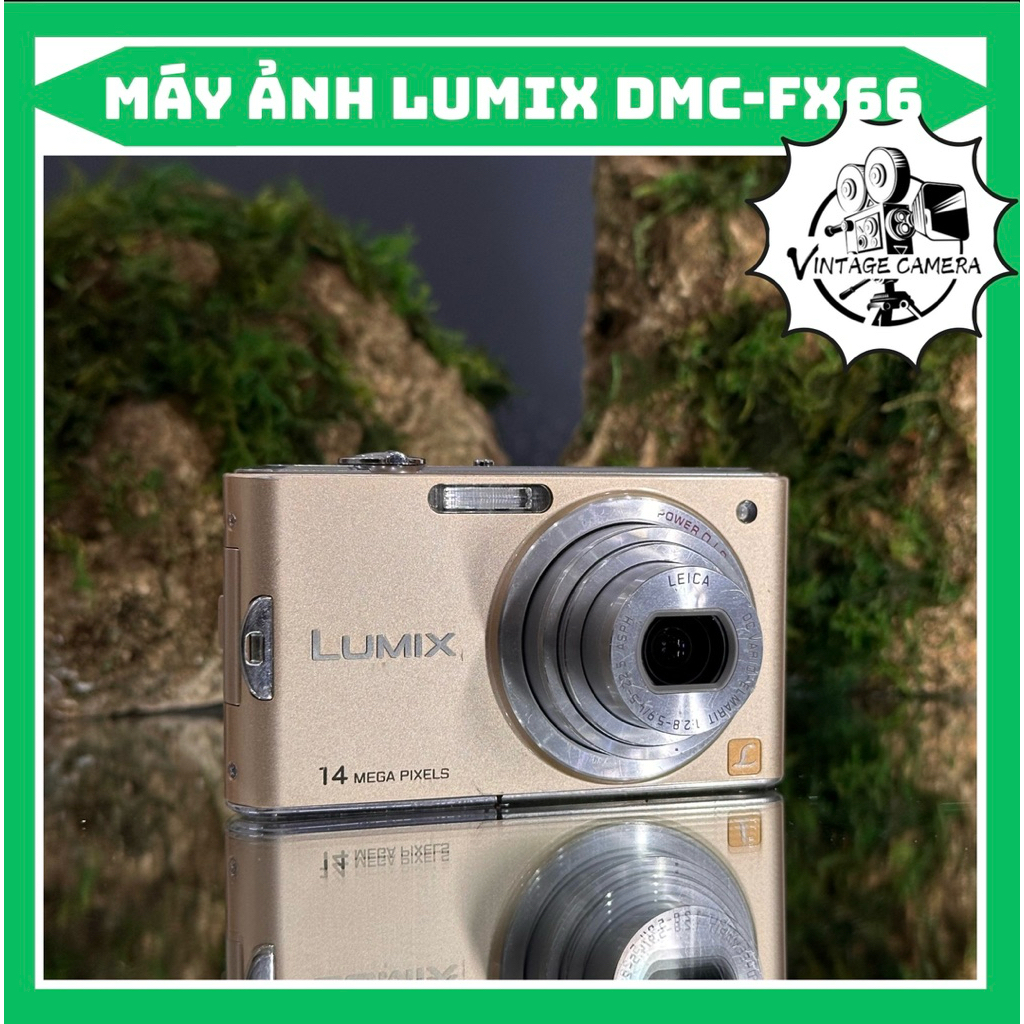 Máy ảnh KTS Lumix DMC-FX66 . 14.1 Megapixel ( New 98% )