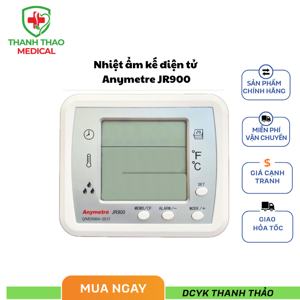 Nhiệt ẩm kế điện tử Anymetre JR900