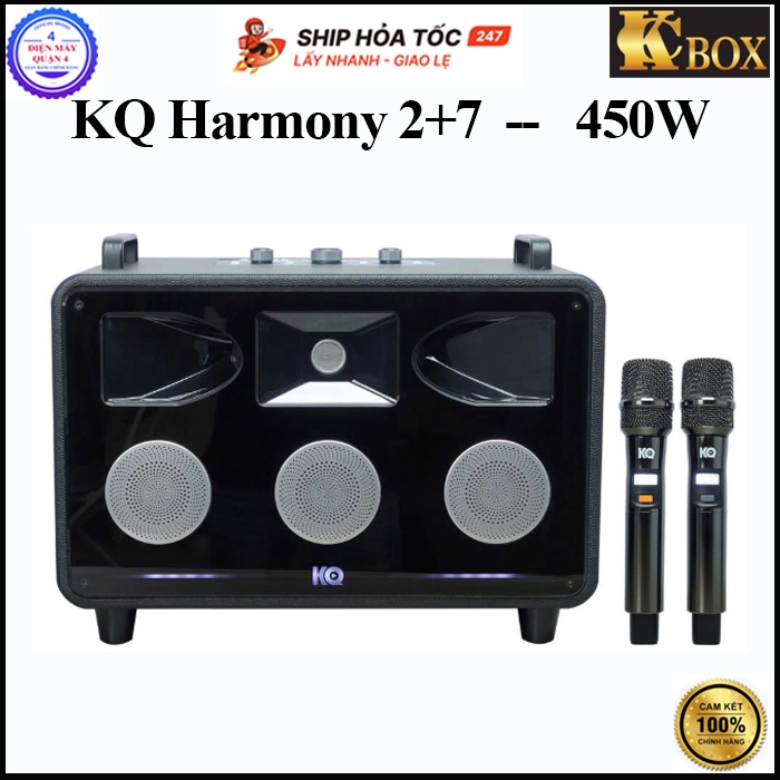 KQ Harmony 2+7 -- Loa Karaoke KCBOX KQ Harmony 2+7 - Hàng chính hãng