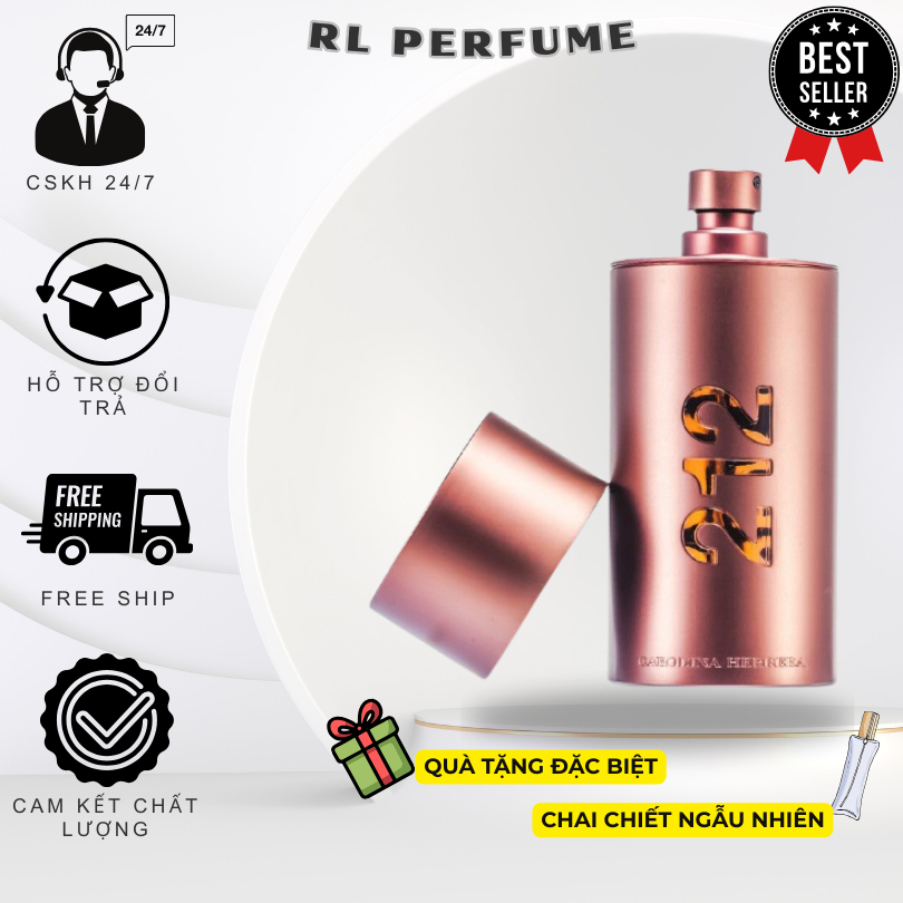 [𝐀𝐔𝐓𝐇] Nước Hoa Nam Chính Hãng Sexy Men 212 Full Seal 100ml