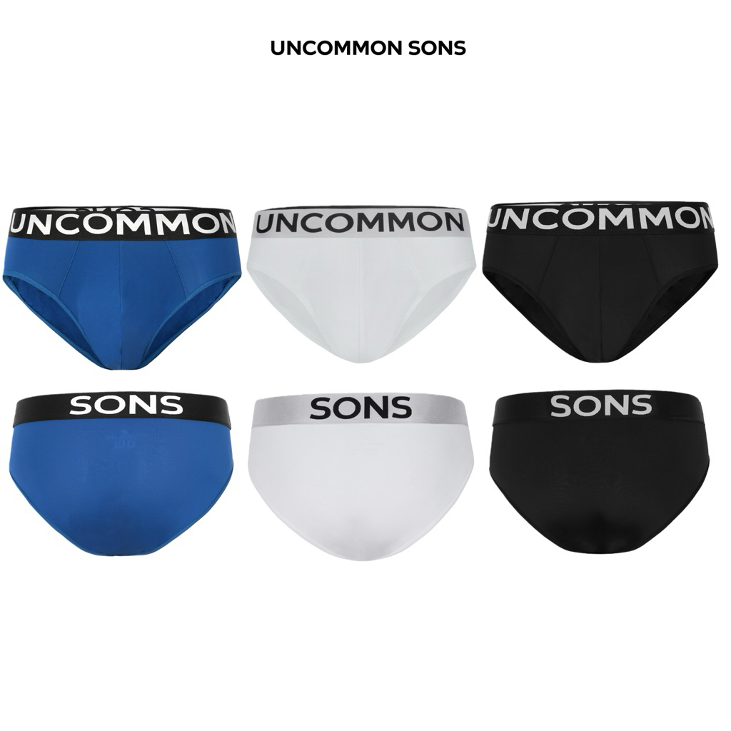 Quần lót nam tam giác classic airlift Uncommon Sons thun lạnh trắng, đen, xanh