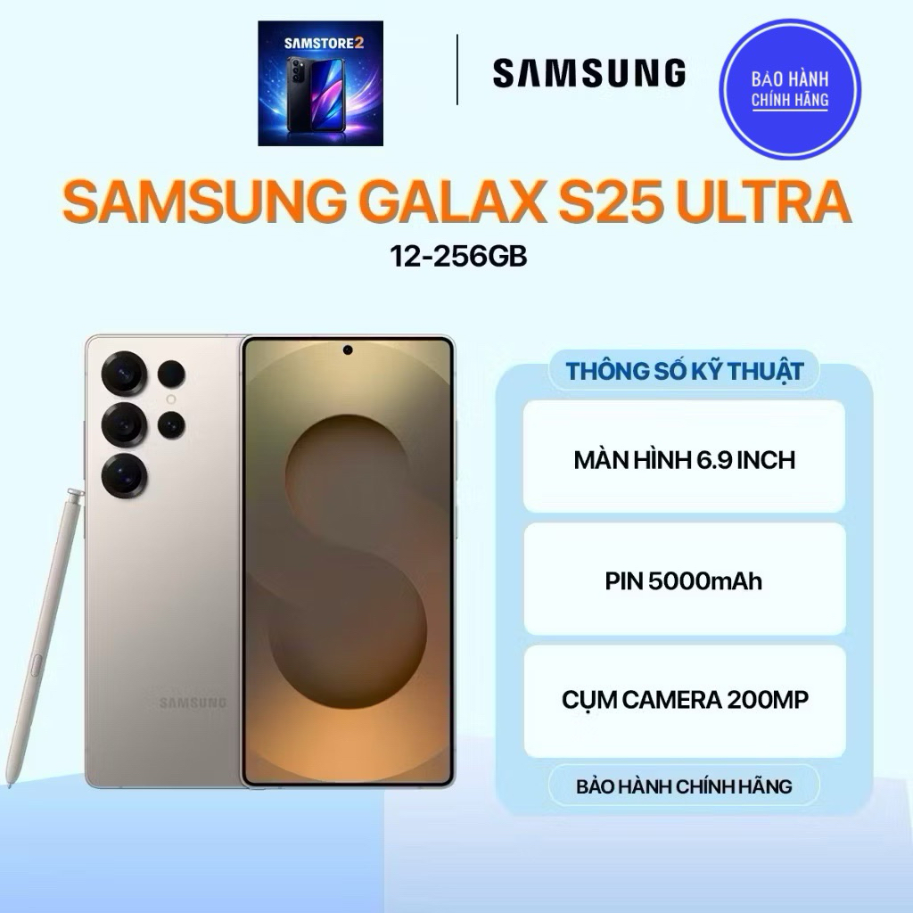 Samsung Galaxy S25 Ultra 12GB/256GB Chính Hãng