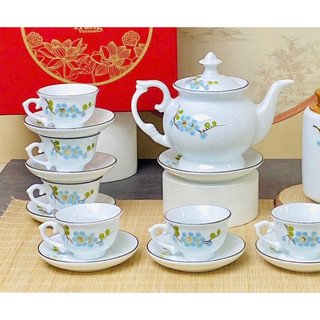 Bộ Ấm Chén Bát Tràng