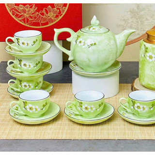 Bộ Ấm Chén Bát Tràng