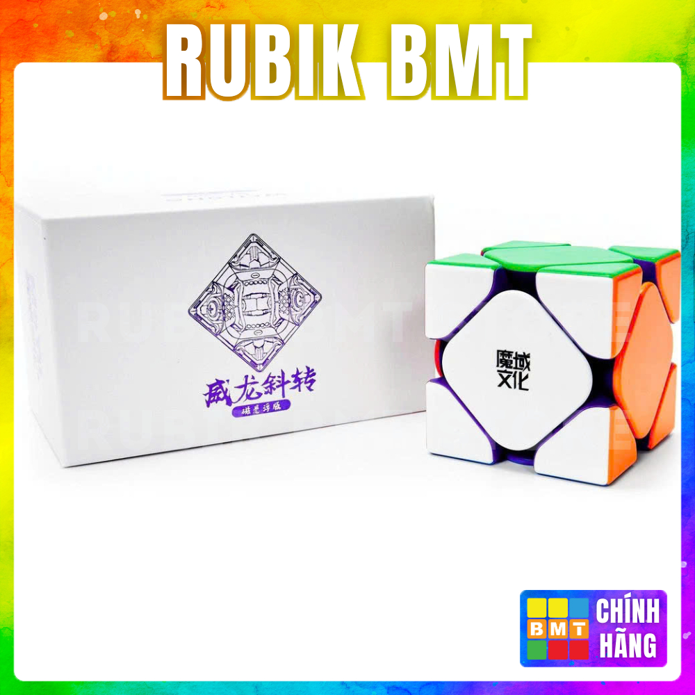 Rubik Skewb MoYu WeiLong Maglev, Rubic Biến Thể  Skewb Maglev Stickerless Có Nam Châm-RUBIK BMT