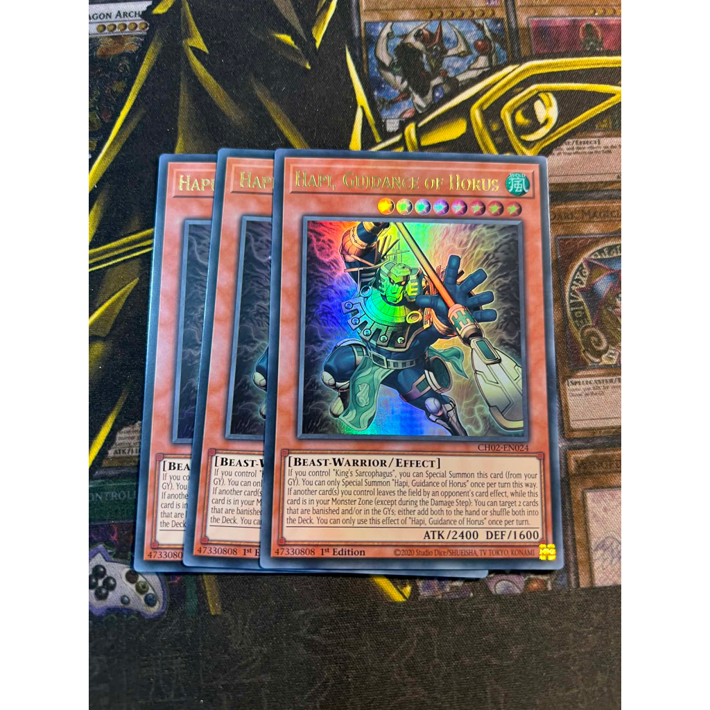 TGT Yugioh thẻ bài Yugioh chính hãng Hapi, Guidance of Horus CH02-EN024 Ultra TCG UK
