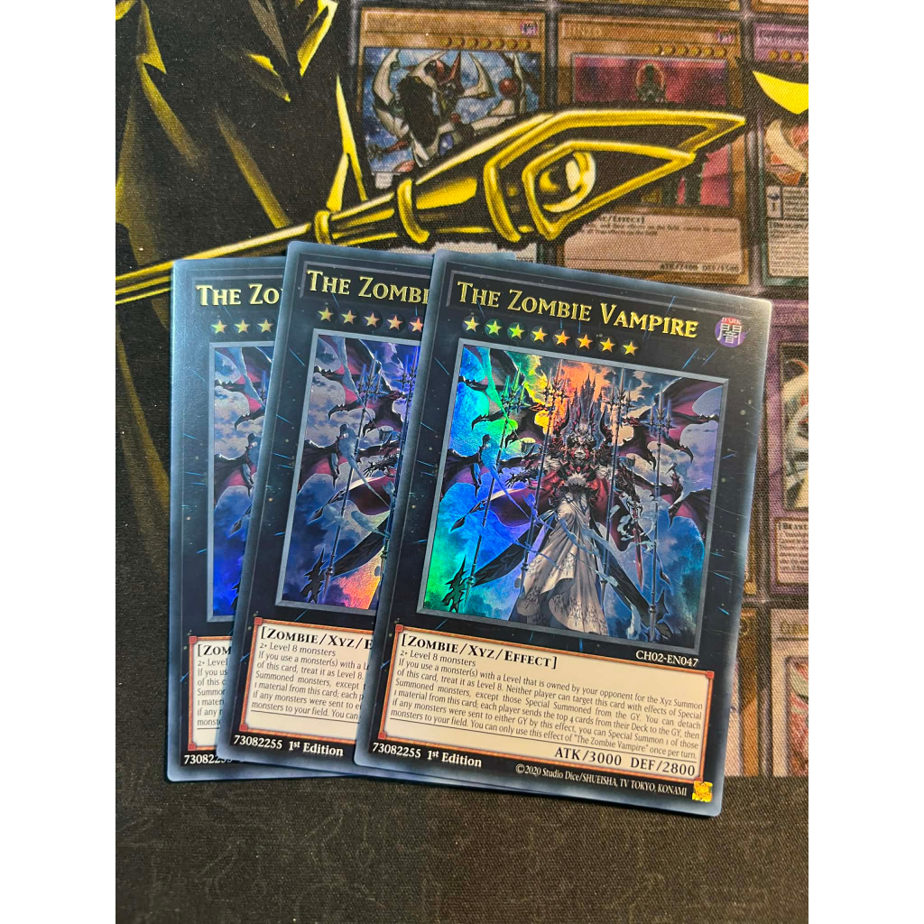 TGT Yugioh thẻ bài Yugioh chính hãng The Zombie Vampire CH02-EN047 Ultra TCG UK