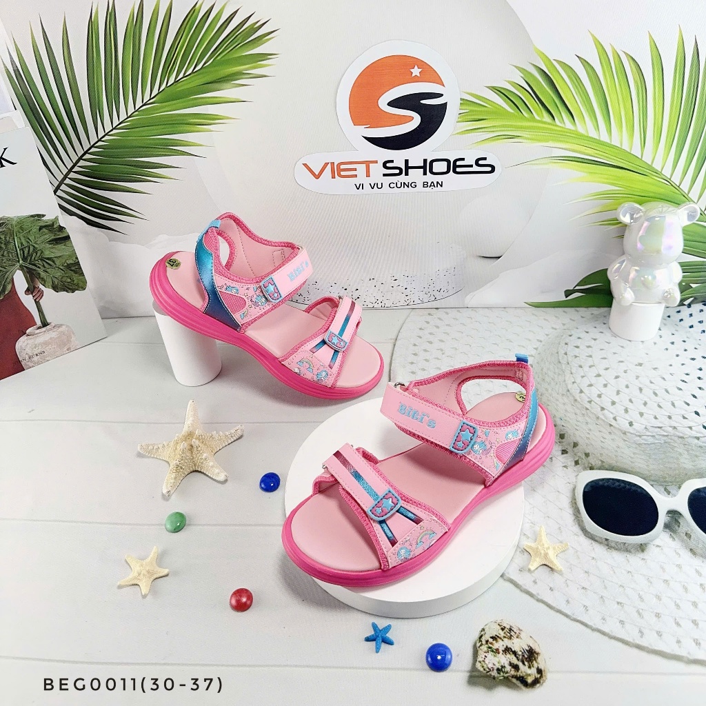 DÉP SANDAL QUAI HẬU BÉ GÁI BITIS CHÍNH HÃNG