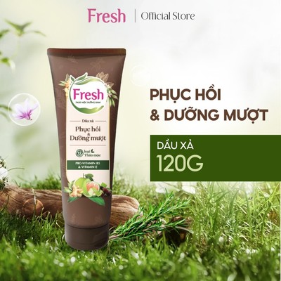 [HB GIFT] Dầu Xả FRESH Thảo Mộc Dưỡng Sinh 180g/120g (Phục Hồi Dưỡng Mượt)
