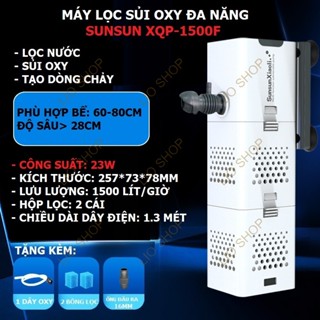🌊 Máy Lọc Sủi Oxy Đa Năng 4 Trong 1 SUNSUN XQP |  Lọc nước – Sủi oxy – Tạo dòng – Thay nước bể cá