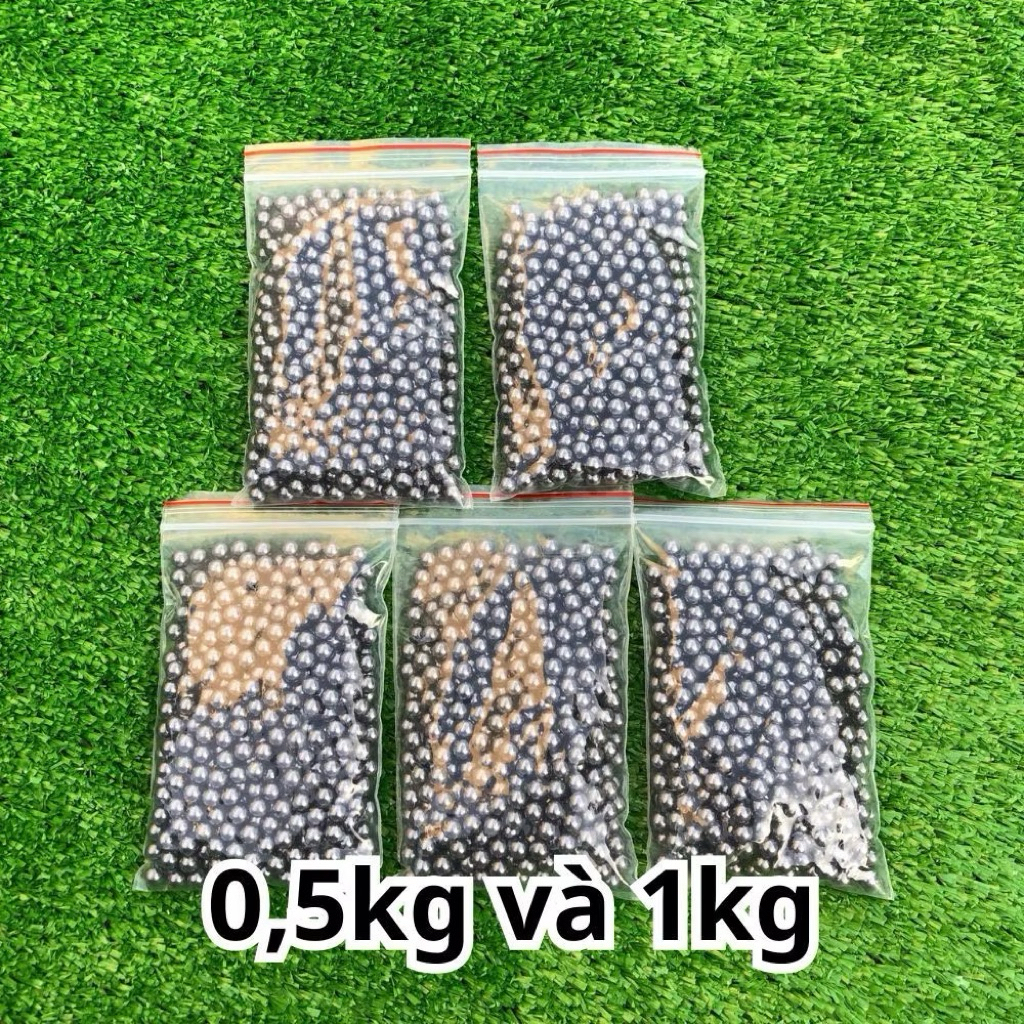 (xả kho)500g bi sắt ổ trục bóng đẹp đủ size 6.35-7-8mm