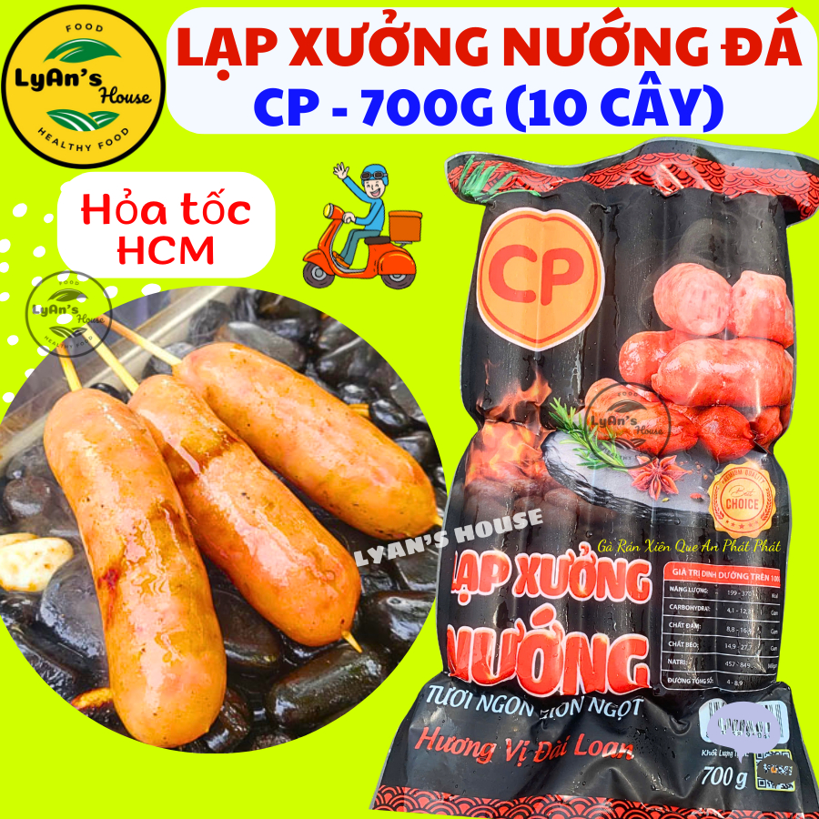 [Hỏa tốc HCM] LẠP XƯỞNG NƯỚNG ĐÁ Hot trend, xúc xích nướng đá hương vị Đài Loan An Phát Phát Ly Hous