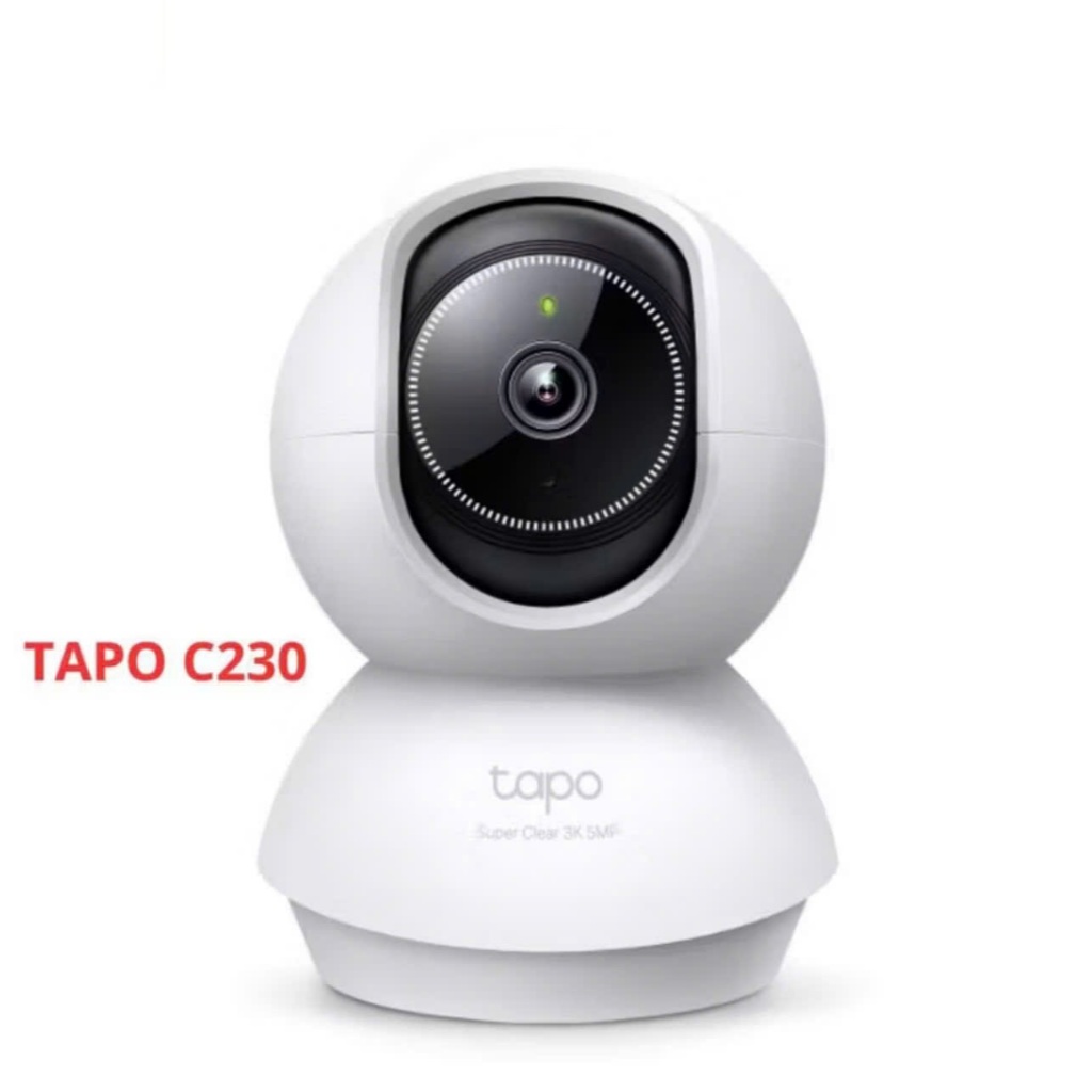 Camera Wifi Trong Nhà TP-Link Tapo C230 5MP, Quay Quét 360 Độ, Còi Và Đèn Báo Động, Phát Hiện AI, Bả