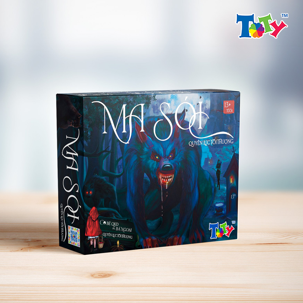 (Sẵn Giao) Bộ Bài Ma Sói - Quyền Lực Tối Thượng - Toty - 86 Lá Bài Dày Đẹp Cao Cấp - LN98