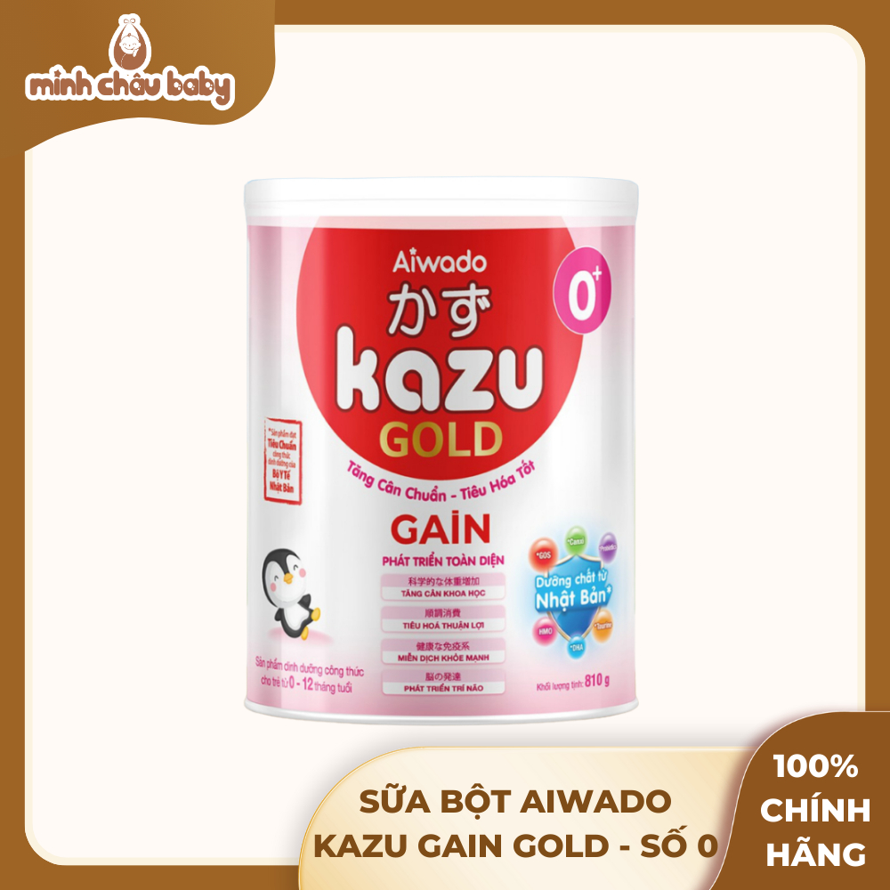 Sữa bột Aiwado Kazu Gain Gold - 810g