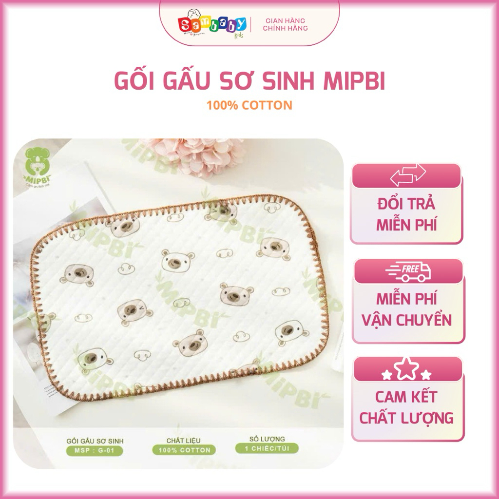 Gối Sơ sinh Mipbi