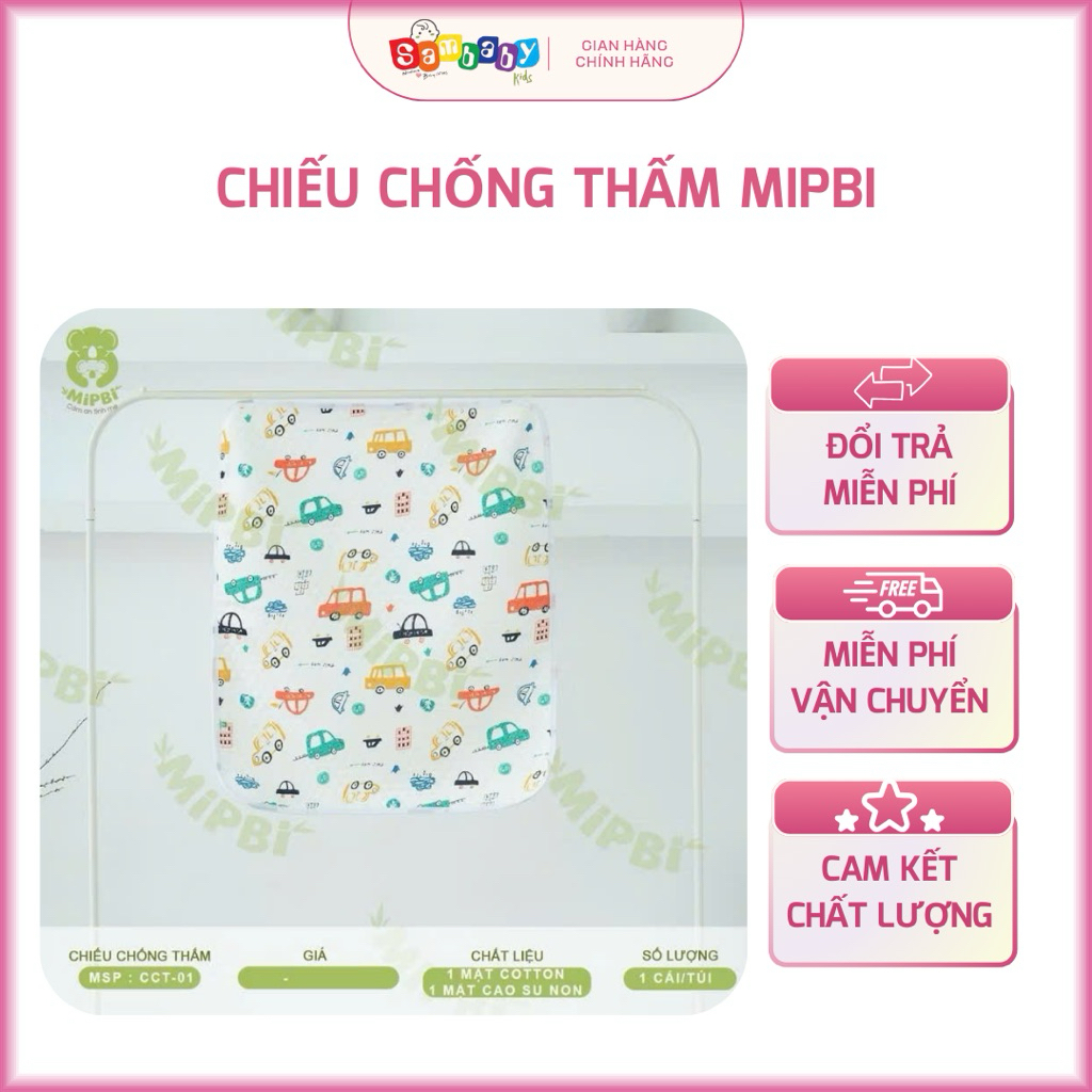 Miếng lót chống thấm sơ sinh Mipbi CCT01