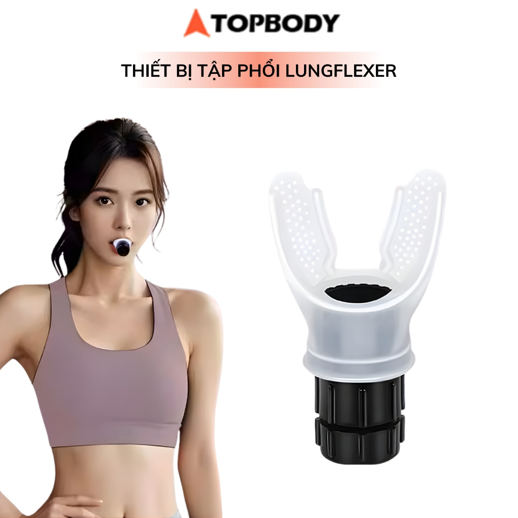 LungFlexer tập phổi tăng dung tích phổi TOPBODY cải thiện sức khoẻ hô hấp EFFORT SPORT - LUNGF01
