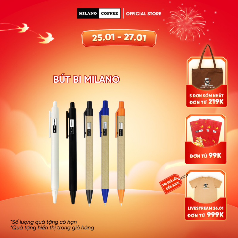 Bút bi cao cấp Milano Coffee (1 cây)