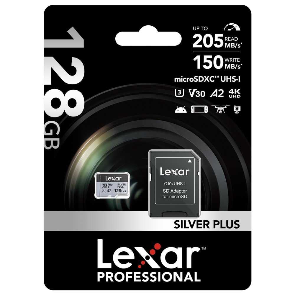 BH Asia - Combo Thẻ nhớ Lexar 128GB Professional Silver Plus Micro SD & Túi máy ảnh Think Tank Mirro