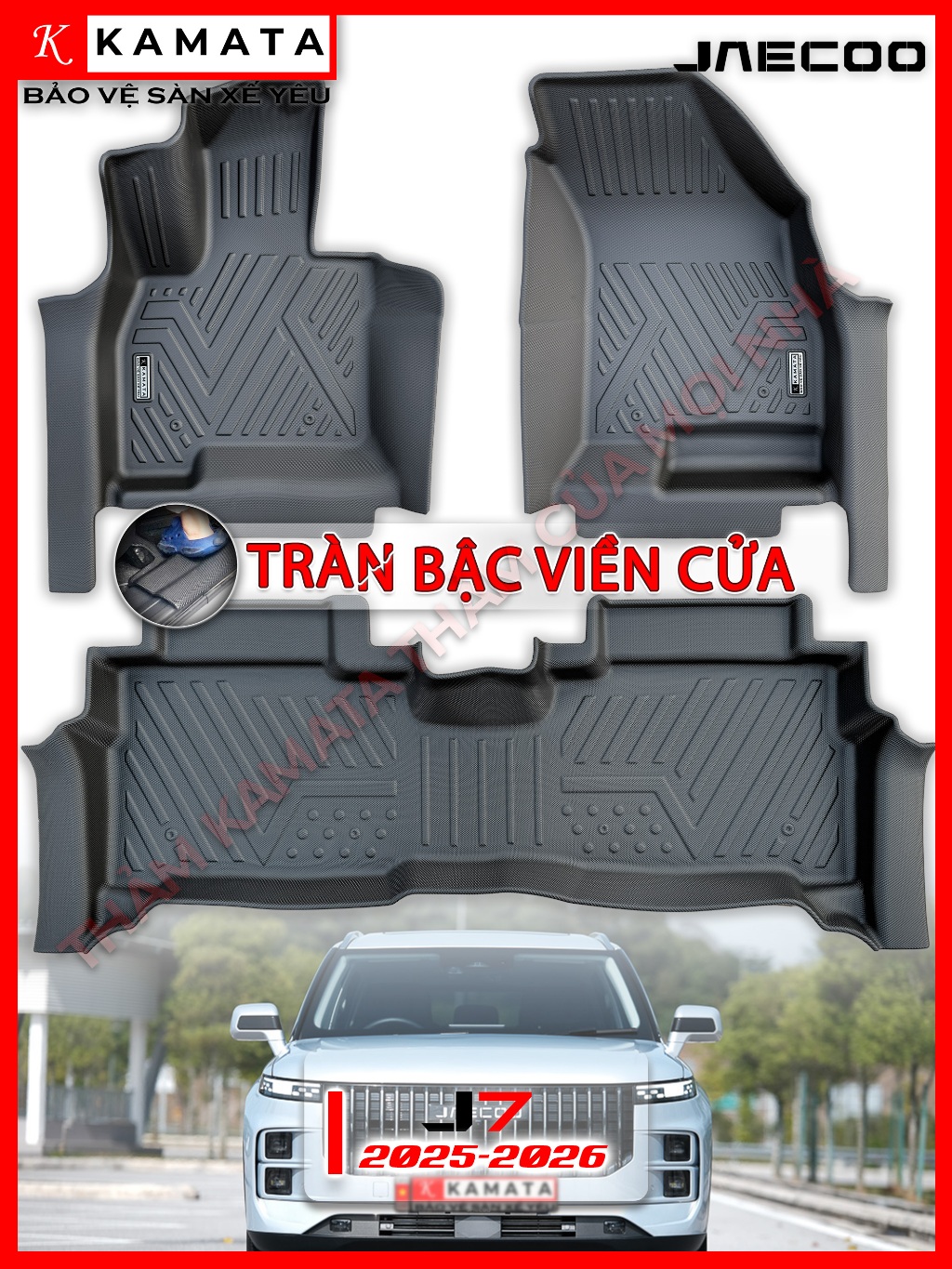 Thảm lót sàn ô tô Jeacoo J7 2025-2026