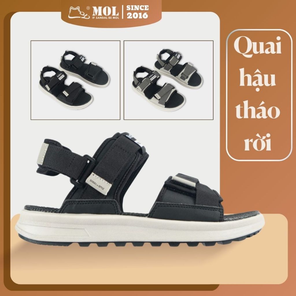 Sandal nam nữ thương hiệu Berich quai ngang BE2019