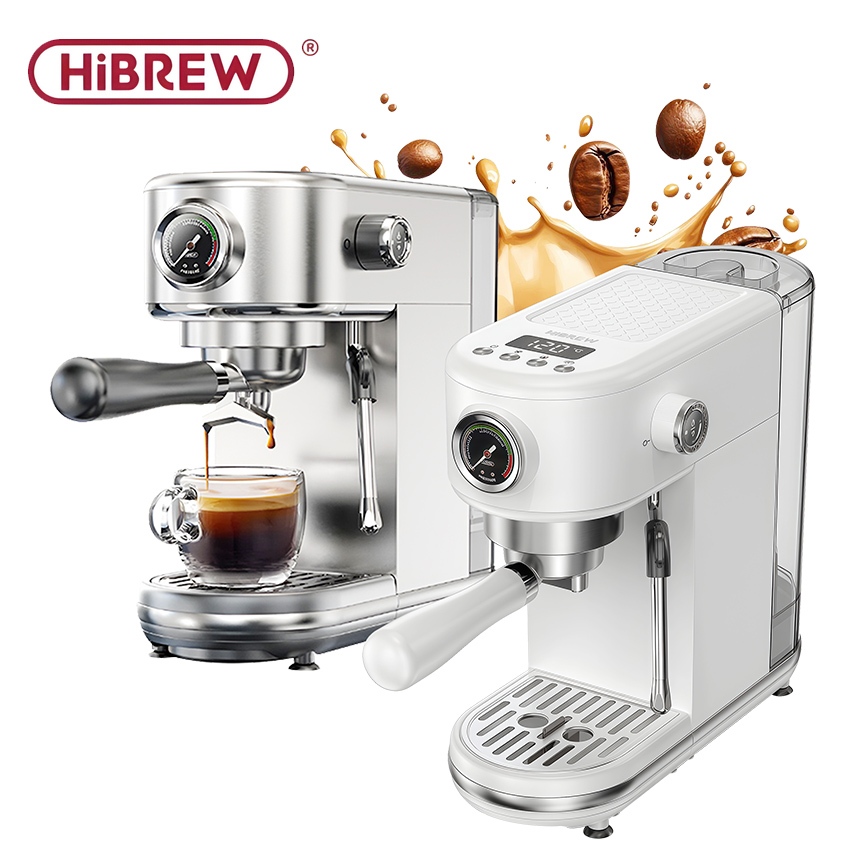 Máy pha cà phê bán tự động Espresso, Cappuccino, Latte. Thương hiệu Mỹ cao cấp HiBREW - H10B