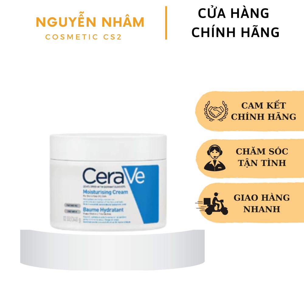 Kem Dưỡng Ẩm Cerave Dành Cho Da Khô Cerave Moisturizing Cream 340g