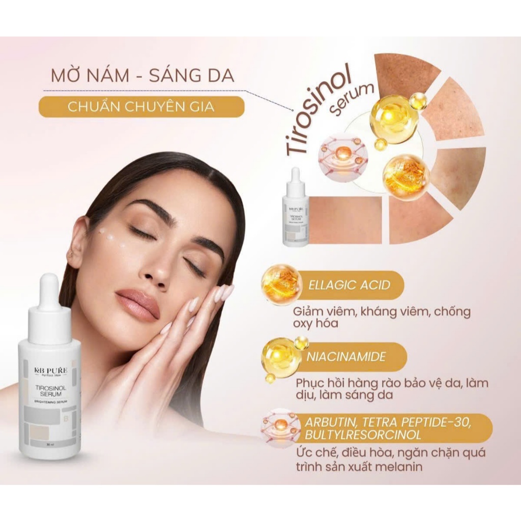 [CÔNG TY ] HUYẾT THANH TIROSINOL SERUM NHÀ KB PURE 30ML