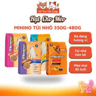 Thức Ăn Hạt Minino Dành Cho Mèo Kén Ăn, Hương Vị Đa Dạng