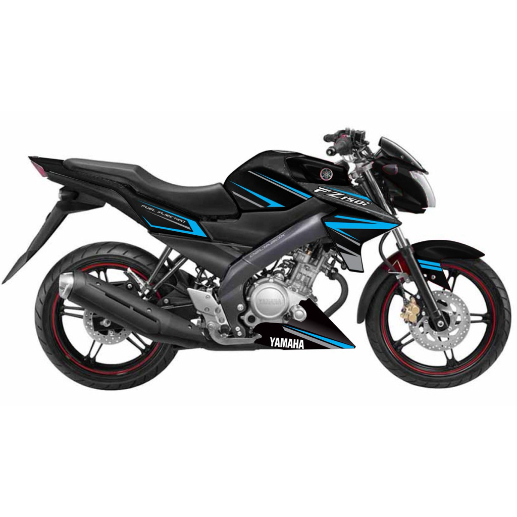 Tem Trùm FZ 150i,Team Decal FZ 150i xanh đen