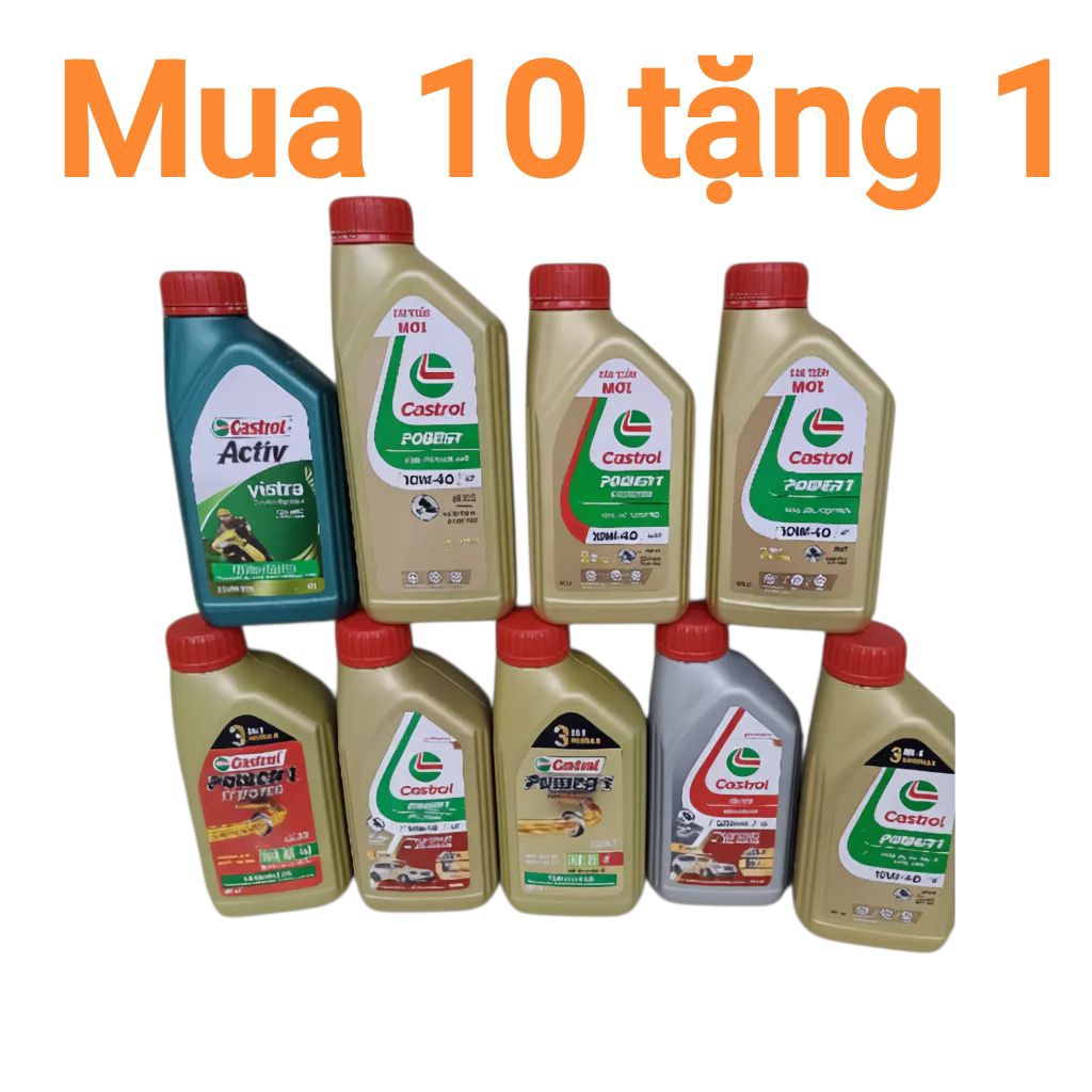 Dầu nhớt Castrol power 1 bảo vệ tối đa........