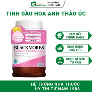 Tinh Dầu Hoa Anh Thảo Blackmores Evening Primrose Oil Hỗ Trợ Dưỡng Ẩm, Giảm Khô Da 190 Viên/Lọ