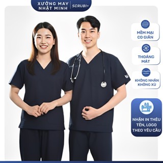 Bộ Đồng phục Spa nhiều màu Vải Co giãn, Bộ quần áo y tế, Bộ Scrubs bác sĩ, bộ đồng phục phòng khám thẩm mỹ viện