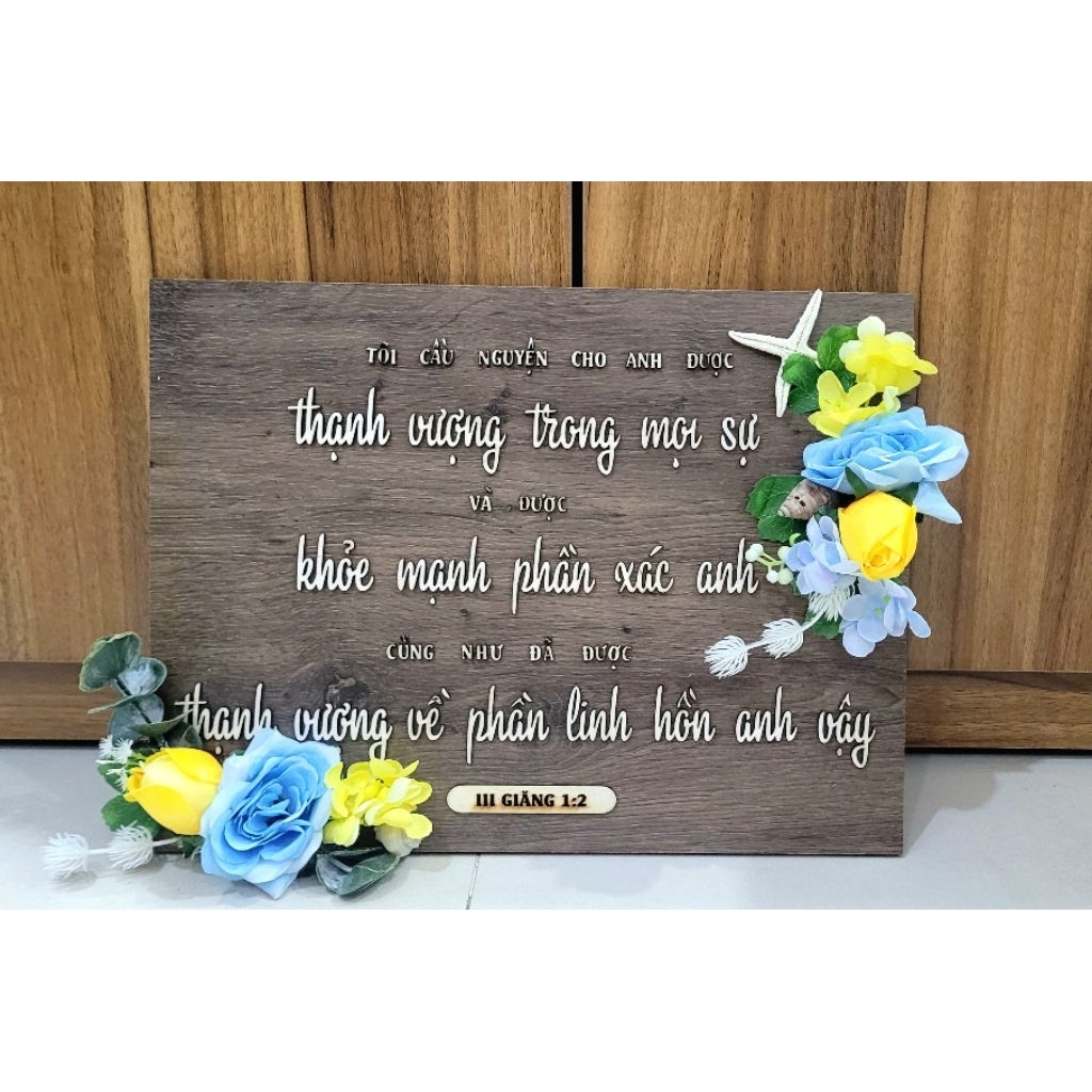 Tranh gỗ câu gốc - Quà cơ đốc
