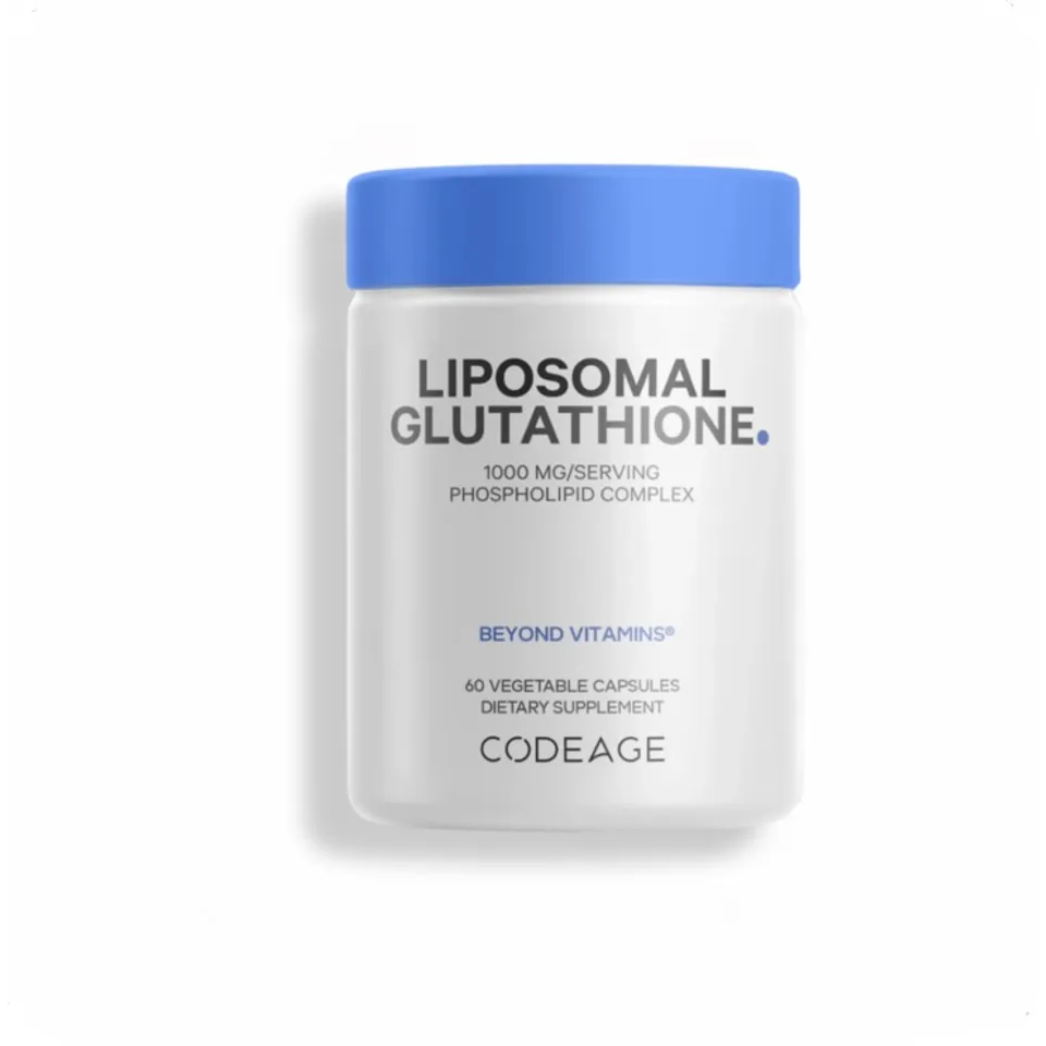 Viên uống Codeage Liposomal Glutathione 1000mg hỗ trợ trắng da - Lọ 60 viên