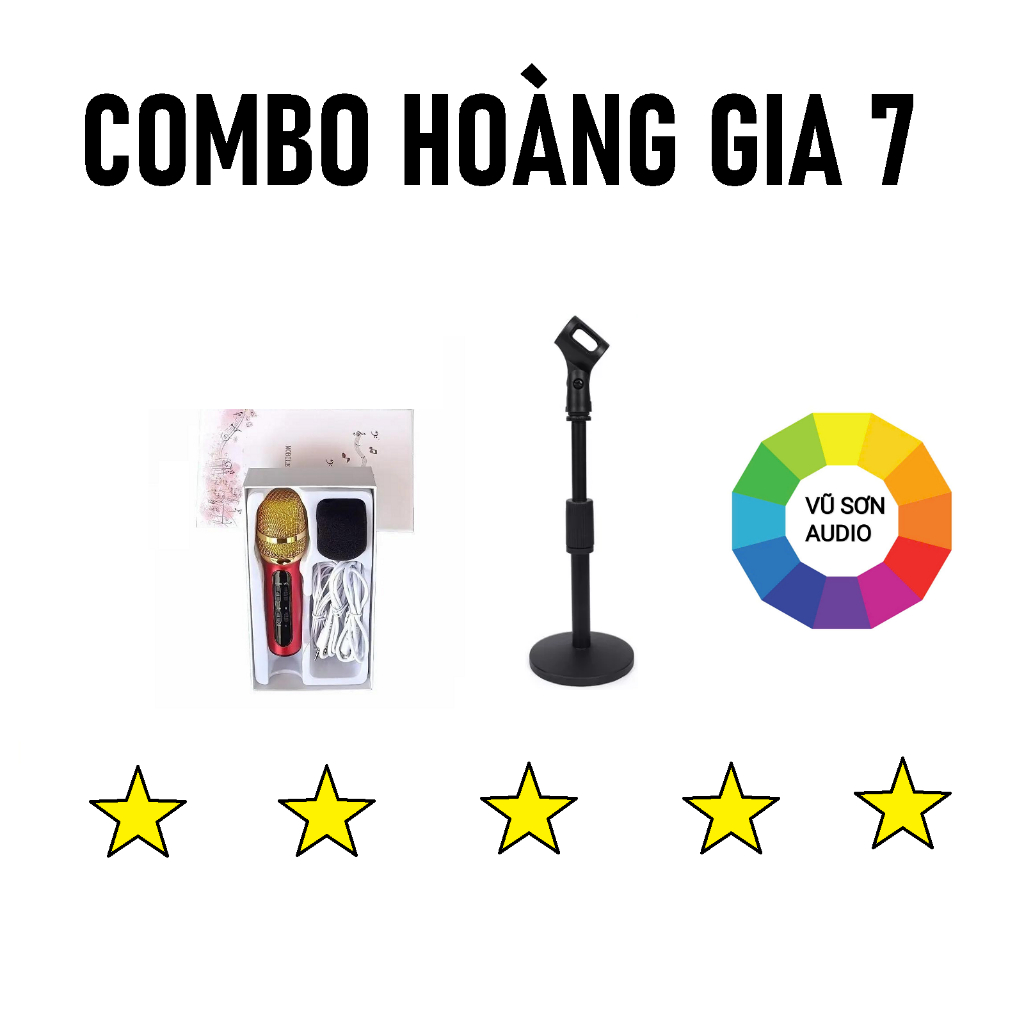 [COMBO HG7]-MICRO C11 HÀNG NÂNG CẤP LOẠI 1, KÈM GIÁ ĐỠ MIC, Mic Không Có Loa, Loại 3 Dây, Hát Live 2