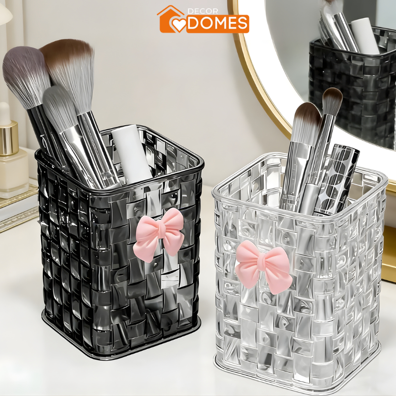 Hộp Đựng Cọ Trang Điểm Đa Năng DOMES Ống Cắm Bút Viết, Giá Để Đồ Dùng Văn Phòng Phẩm Sắp Xếp Bàn Học