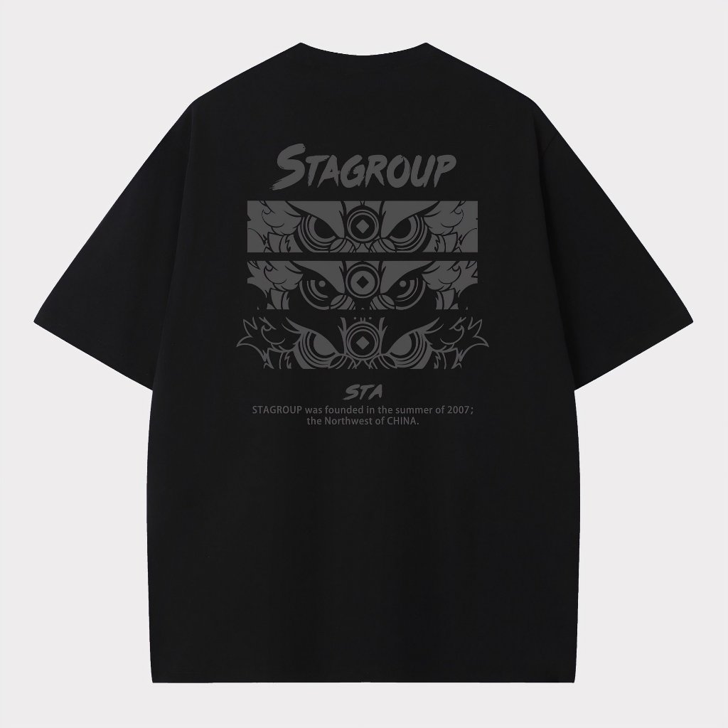 COD YK Áo thun streetwear 90s style đen trắng nam nữ oversize