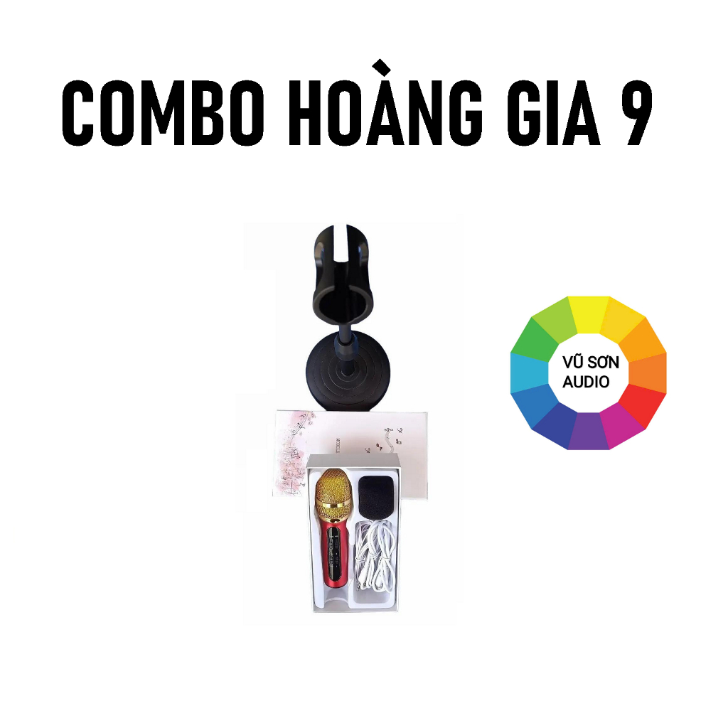 [COMBO HG9]-MICRO C11 HÀNG NÂNG CẤP LOẠI 1, KÈM GIÁ ĐỠ MIC, Mic Không Có Loa, Loại 3 Dây, Hát Live 2